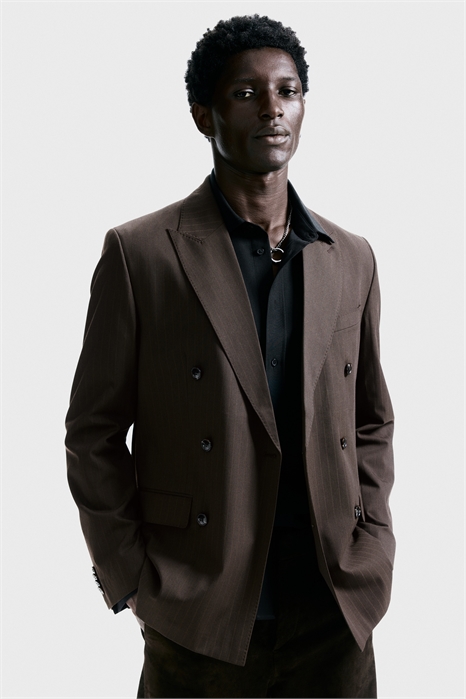 Двубортный пиджак Regular Fit 1295804003 - Фото 13993290