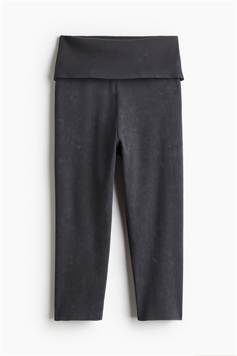 Ребристые леггинсы-капри 1232221001 - Фото 13994466