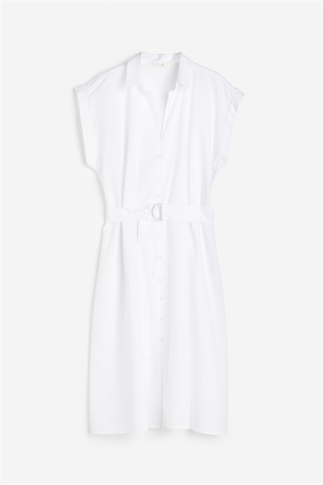 Платье-рубашка с поясом 1167347001 - Фото 13995478