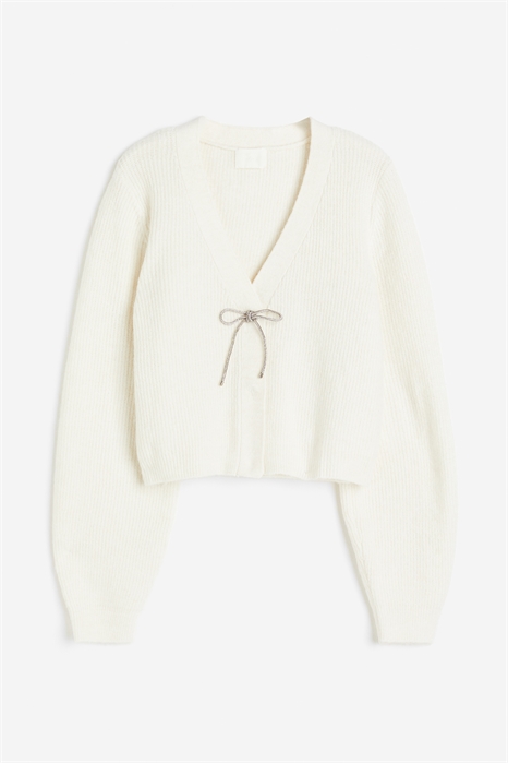 Кардиган с бантом со стразами 1201498004 - Фото 13995517