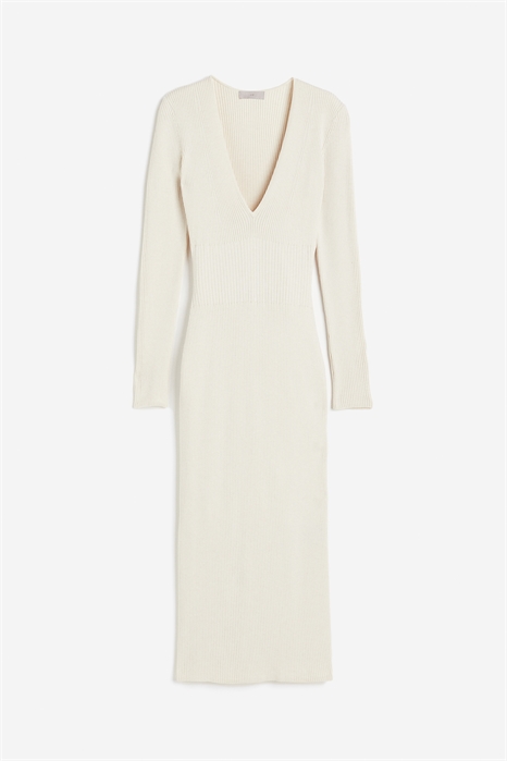 Платье-бодикон из ребристого трикотажа 1216339001 - Фото 13995581