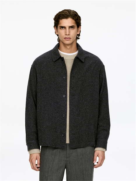 Расслабленная рубашка 1244423001 - Фото 13996113