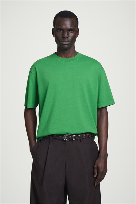 Расслабленная футболка из легкого хлопка 1294695004 - Фото 14001513