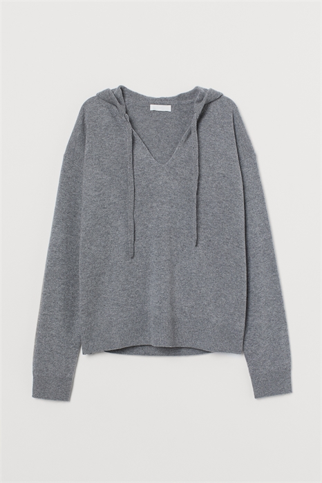 Кашемировый джемпер с капюшоном 0791624001 - Фото 14001942