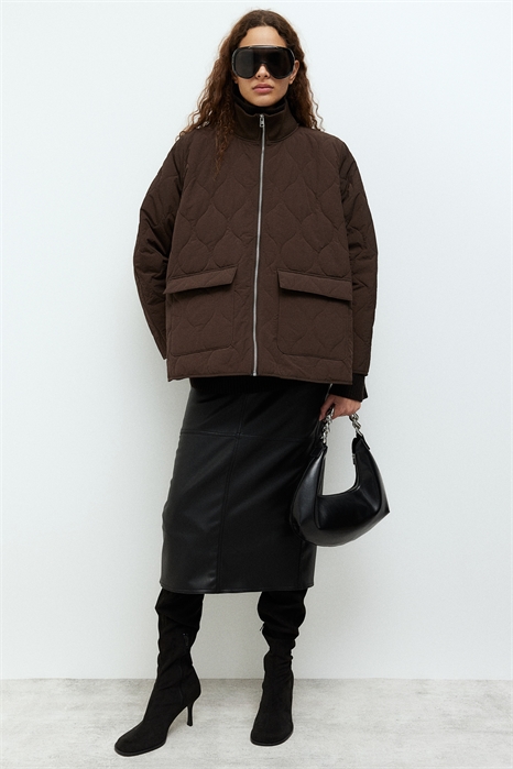 Стеганая куртка оверсайз 1255574007 - Фото 14002414