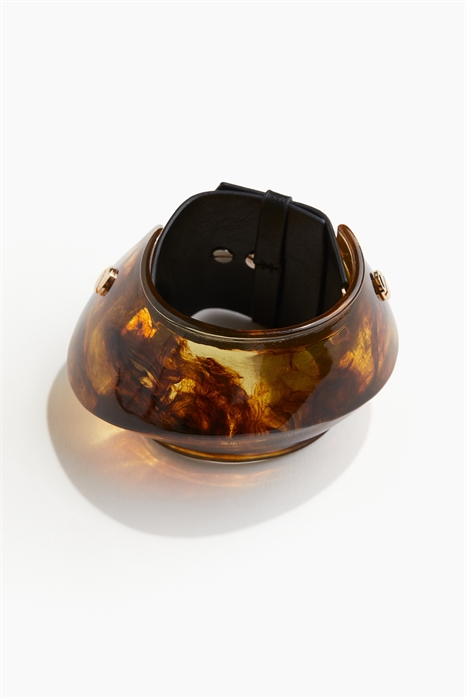 Браслет-манжета из мраморного пластика 1256022001 - Фото 14004120