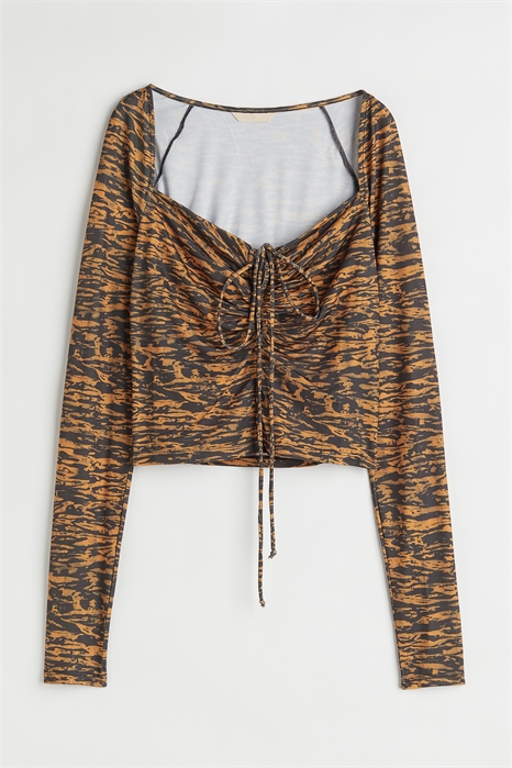 Короткая рубашка с завязками 1071497002 - Фото 14016771