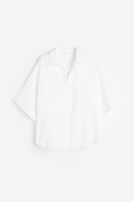 Льняная рубашка 1136972001 - Фото 14016802