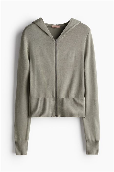 Куртка с капюшоном из тонкого трикотажа 1242865001 - Фото 14017100