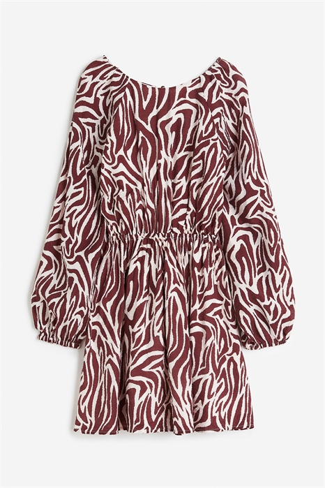 Платье с воздушными рукавами и открытой спиной 1167094004 - Фото 14040606