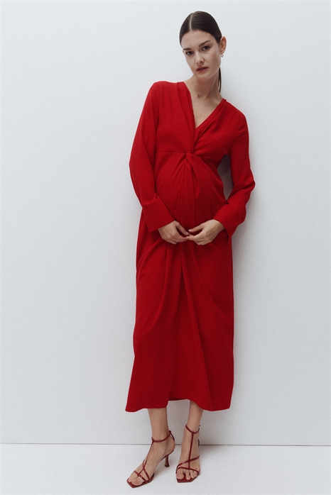 Драпированное платье MAMA 1290097004 - Фото 14041001