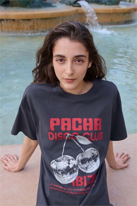 Футболка с принтом в стиле оверсайз 1296052024 - Фото 14041078