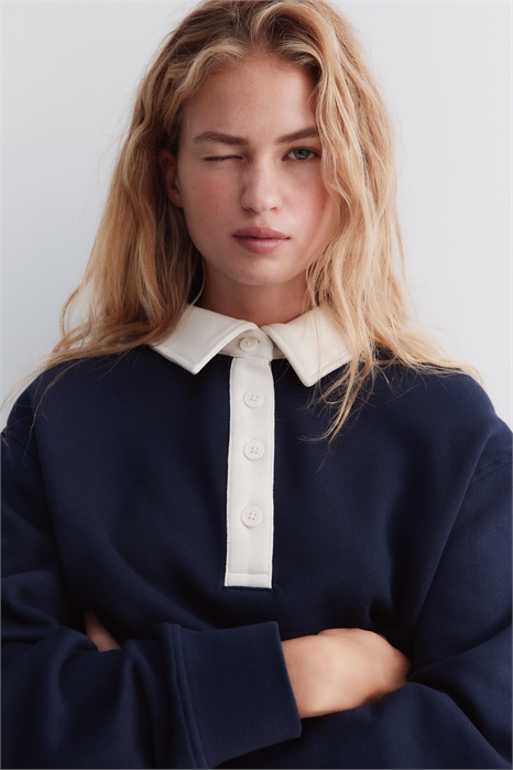 Рубашка для регби в стиле оверсайз 1307425002 - Фото 14041630