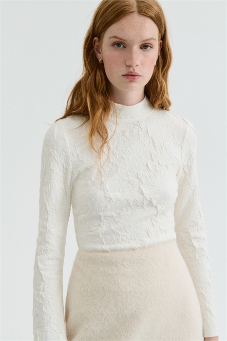 Топ из жаккардового джерси с вырезом 1316724002 - Фото 14042159