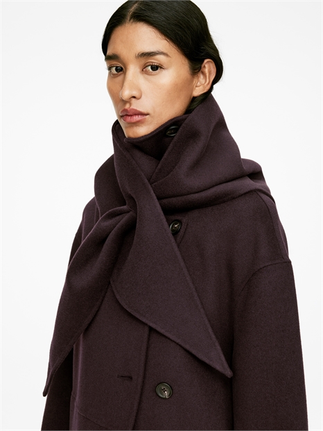 Шерстяной шарф-треугольник 1209310007 - Фото 14054676