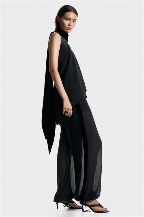 Шифоновые брюки 1321044001 - Фото 14057449