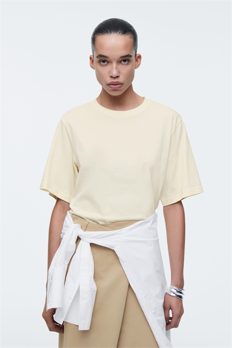 Футболка из расслабленного хлопка 1264089005 - Фото 14061106