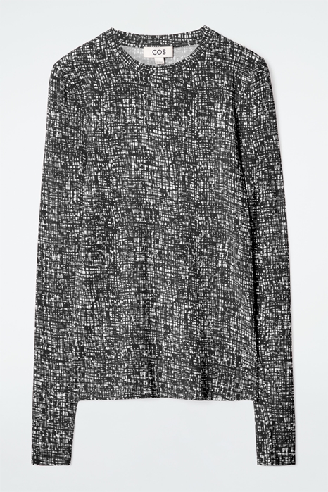 Тонкий топ с длинными рукавами 1028327028 - Фото 14063851