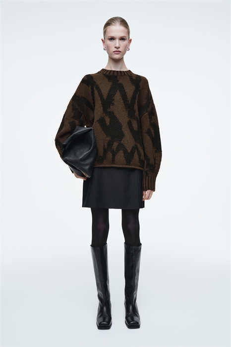 Мини-юбка из шерсти 1246138001 - Фото 14065036