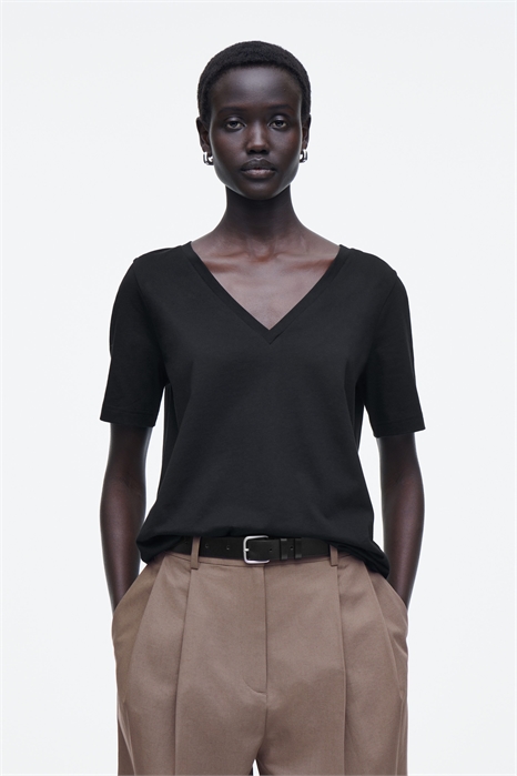 Футболка с V-образным вырезом 1002949001 - Фото 14065348