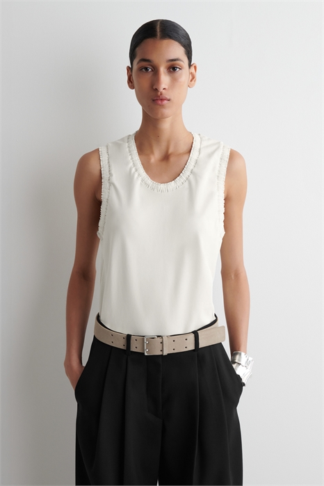 Хлопковая майка с начесом 1276500002 - Фото 14066043