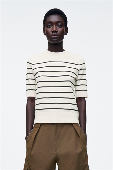 Трикотажная футболка с короткими рукавами 1069400015 - Фото 14066834