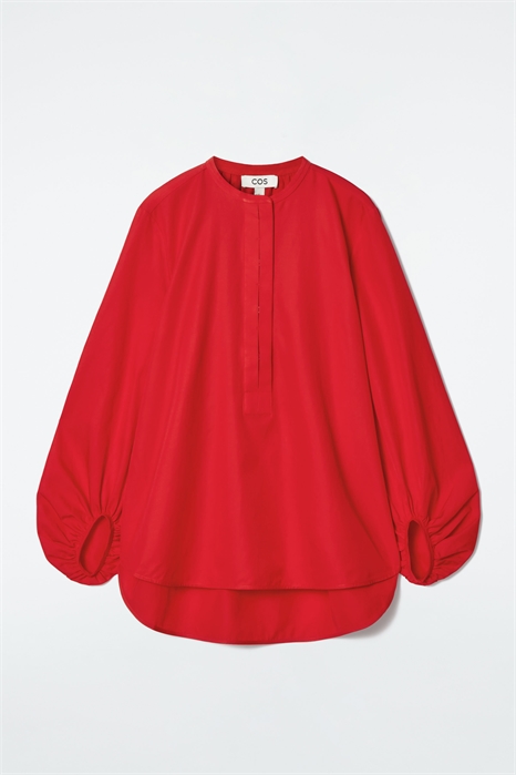 Шелковая блузка с воздушными рукавами 1251532001 - Фото 14067570