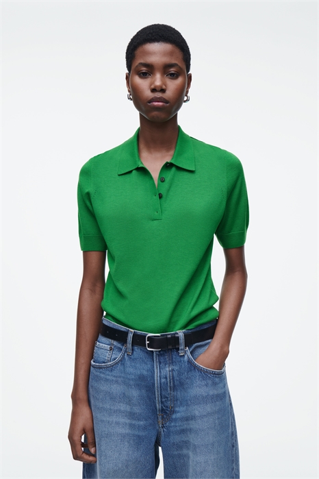 Рубашка-поло из шерсти мериноса 1271687002 - Фото 14067729