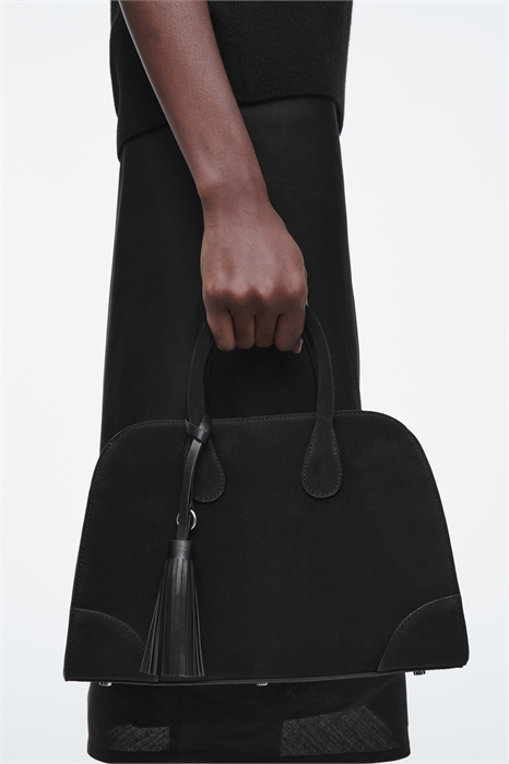 Кожаная сумка с кисточками 1273650001 - Фото 14068656