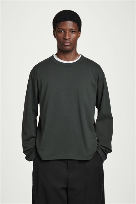 Футболка с длинными рукавами из трикотажа интерлок 1261873008 - Фото 14069043