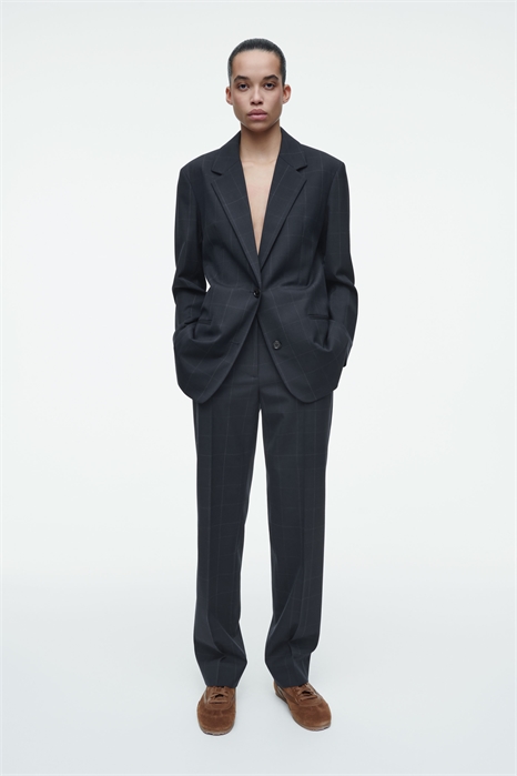 Прямые брюки в клетку 1272097001 - Фото 14071673