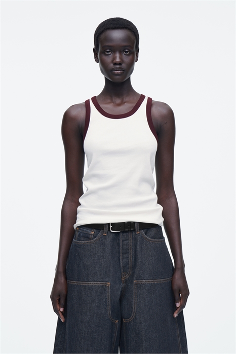 Майка в рубчик 0888940071 - Фото 14075673