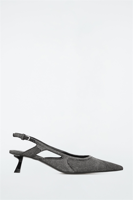 Джинсовые туфли с открытой пяткой 1211982003 - Фото 14075800