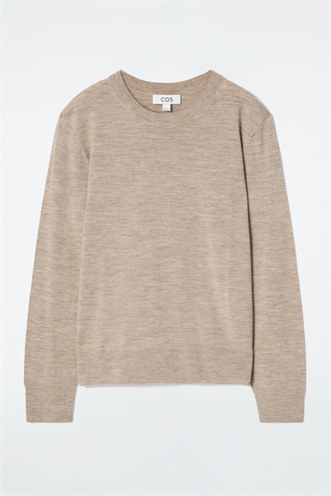 Джемпер из мериноса с вырезом crew-neck 1229413005 - Фото 14075836