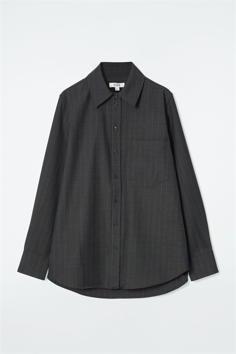 Рубашка в полоску, шерсть 1254993001 - Фото 14076128