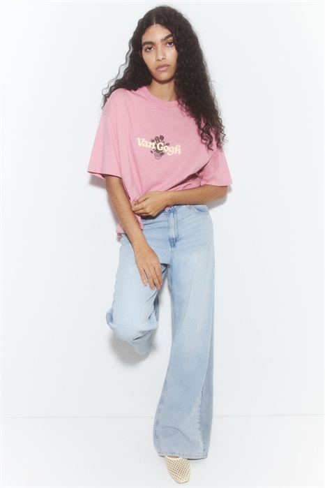 Футболка оверсайз с принтом 1257580008 - Фото 14078261