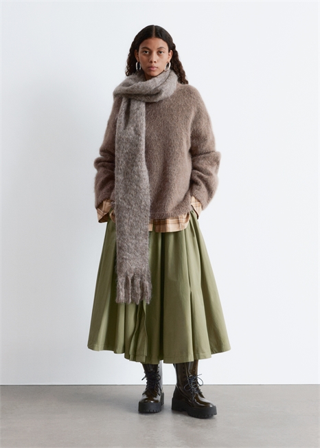 Большой шарф из мохеровой смеси 1202754013 - Фото 14079232