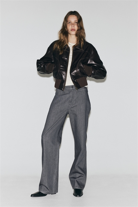 Прямые высокие джинсы 1303107004 - Фото 14080812