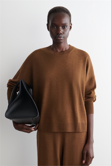 Джемпер из мериноса, с вырезом crew-neck 1258538010 - Фото 14082067