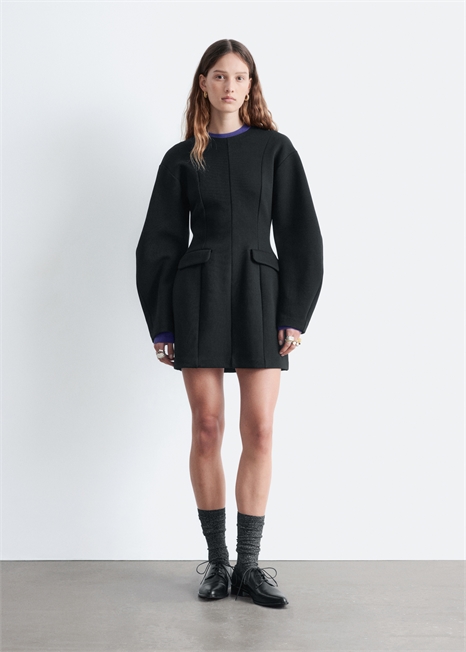 Скульптурное мини-платье 1293171001 - Фото 14083520