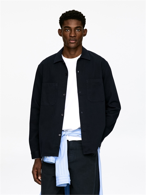 Куртка-рубашка из хлопкового твила 1267408003 - Фото 14083786