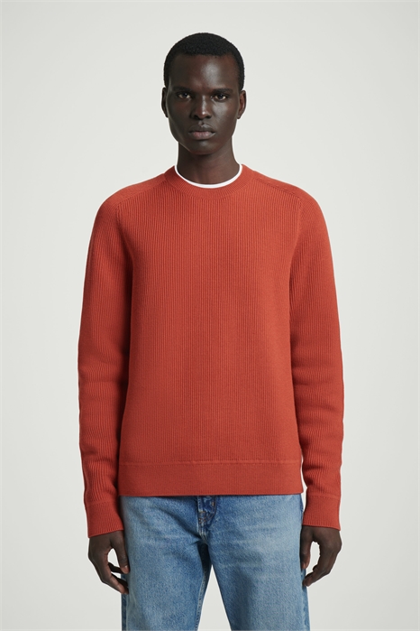 Ребристый джемпер из мериносовой шерсти 1256545002 - Фото 14083875