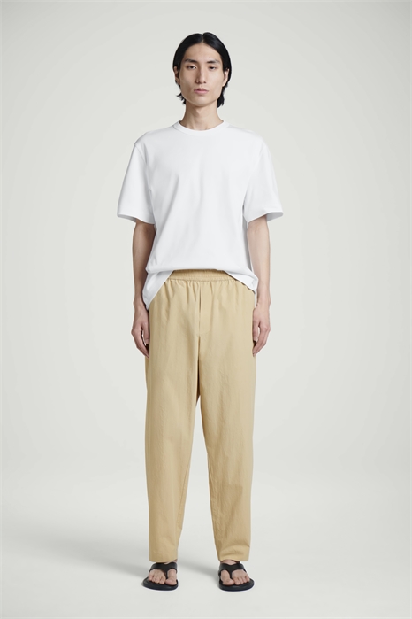 Эластичные хлопковые брюки на завязках 1272774002 - Фото 14086079