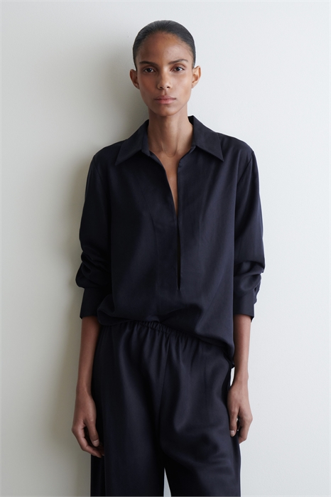 Рубашка с открытым воротником 1299239001 - Фото 14087130