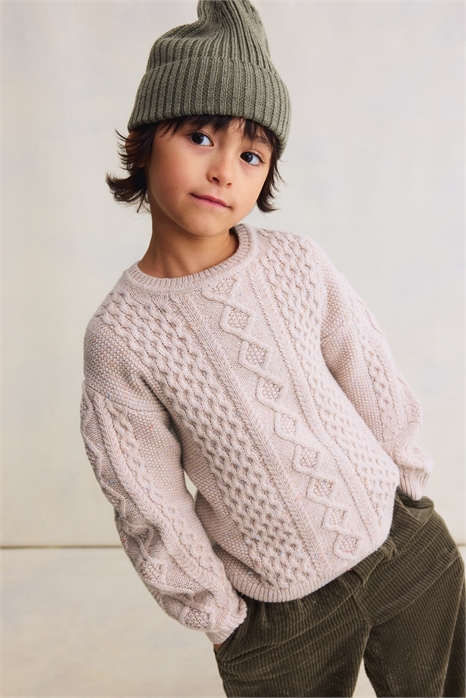 Шерстяной джемпер с узором 1303660001 - Фото 14087434