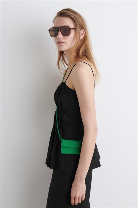 Кожаный держатель для карт кроссбоди 1293065001 - Фото 14088274