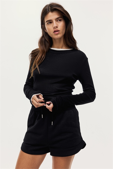 Шорты из футера 1152096001 - Фото 14089761