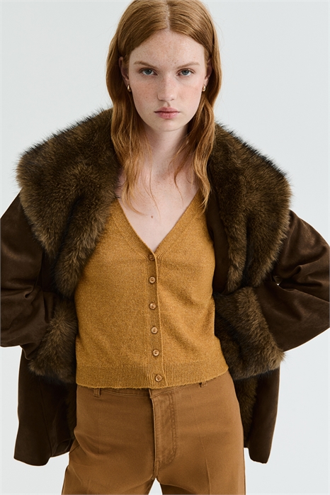 Кардиган с V-образным вырезом 1304105002 - Фото 14090971