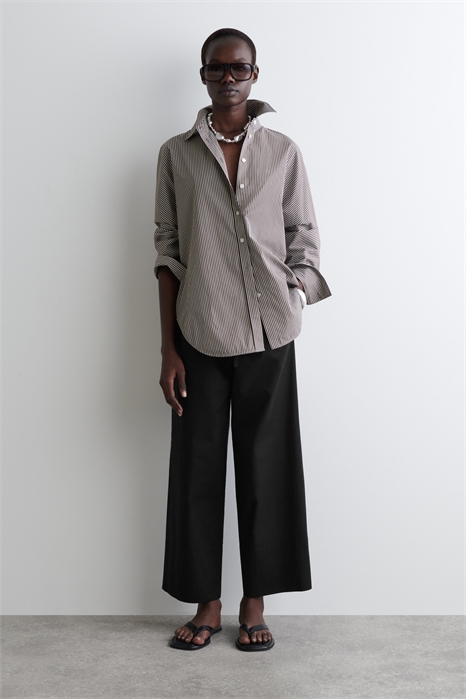 Хлопковые брюки на завязках 1283716001 - Фото 14091552