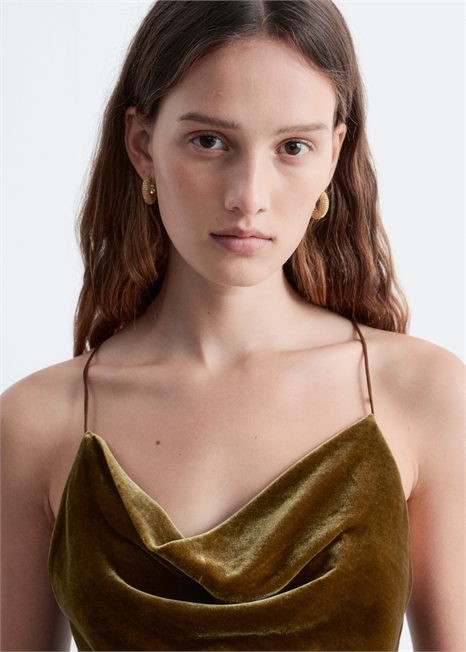 Бархатный топ на бретелях 1293834003 - Фото 14091925